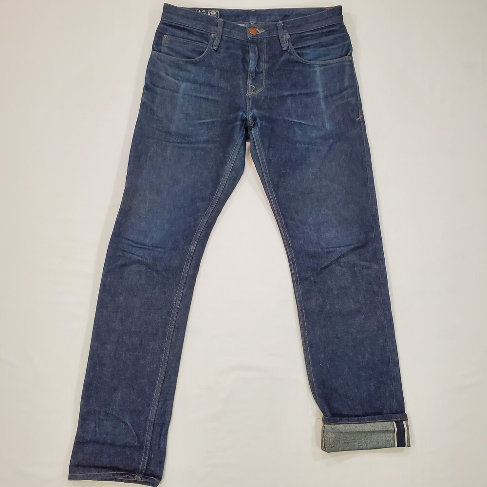 Freenote Cloth Jeans Men 30x30 Raw THE AVILA 01 Slim Fit Japanese Selvedge Denim